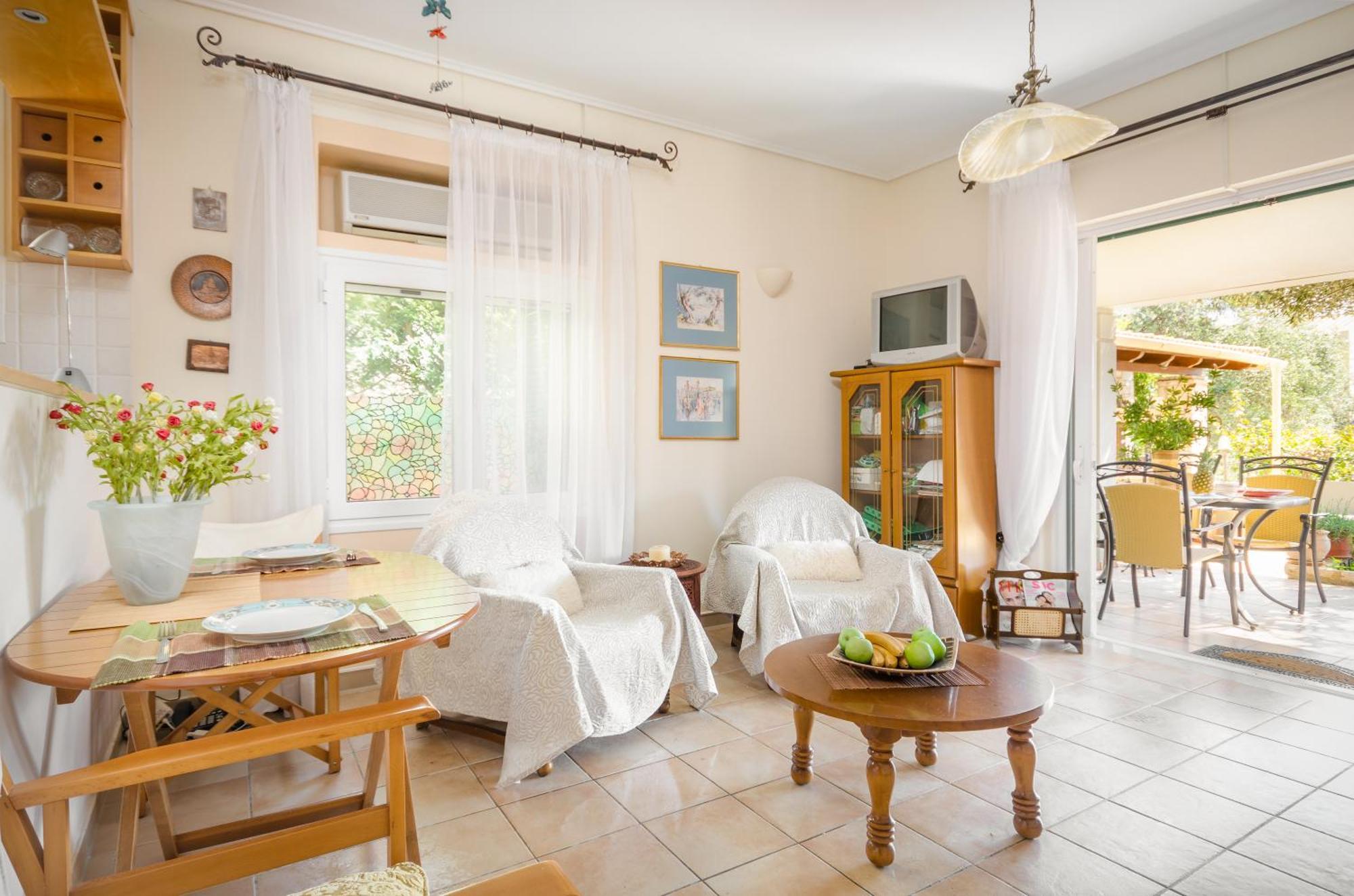 Villa Aliki Barbati Esterno foto