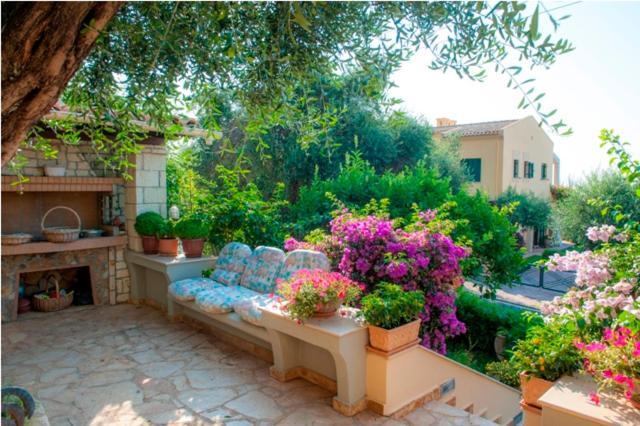 Villa Aliki Barbati Esterno foto